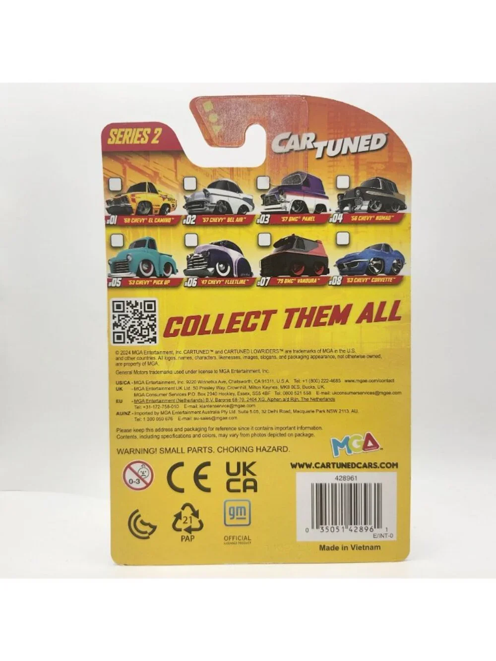 MGA CarTuned Series 2 No 03 57 GMC Panel Customs Purple Walgreens